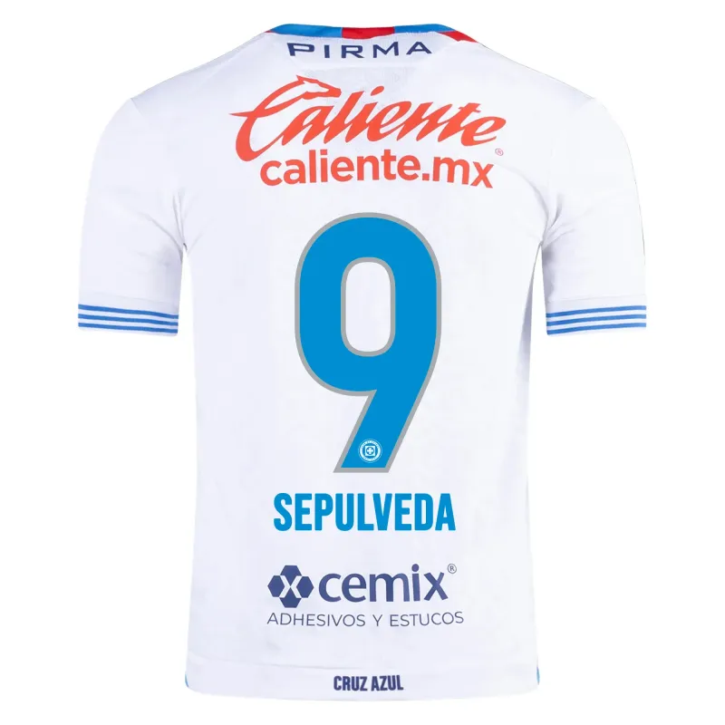Cruz Azul Angel Sepulveda 9 Away Jersey 2024/25