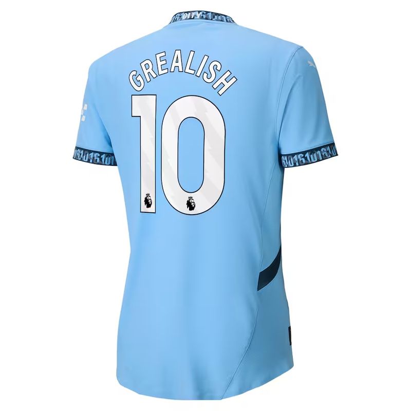 Manchester City Jack Grealish 10 Home Jersey 2024-25 (Player Version)