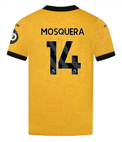 25-26 Wolves Home MOSQUERA 14 Jersey