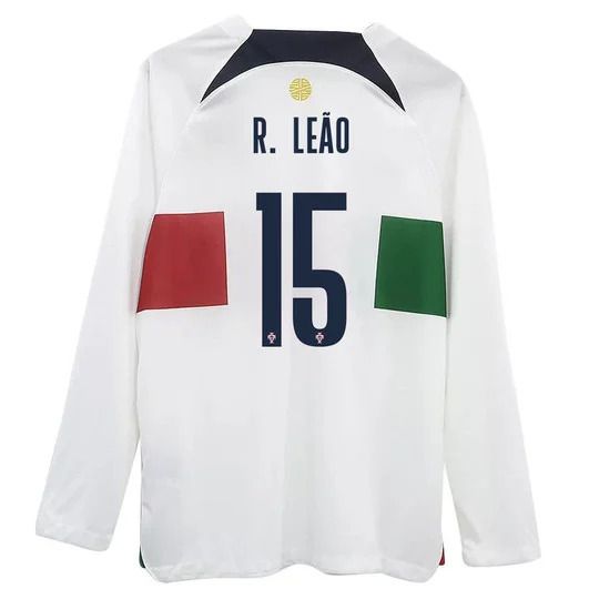 Portugal Away Portugal Rafael Leão #15 Long Sleeve Jersey 2022/2023