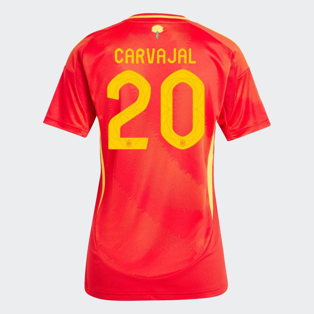 2024 Spain CARVAJAL 20 Home Women's Jersey 2024 Spain CARVAJAL 20 Home Women's Jersey