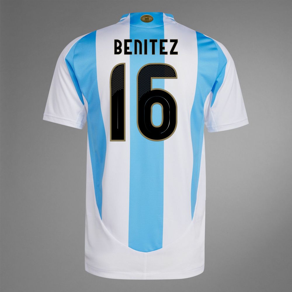 2024 Argentina BENITEZ 16 Home Jersey (Player Version)