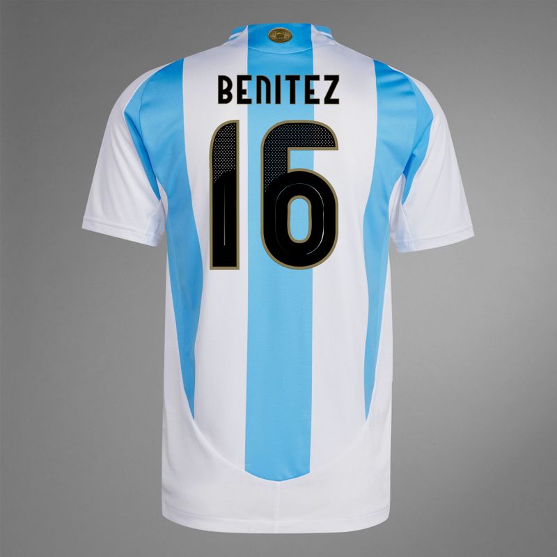 2024 Argentina BENITEZ 16 Home Jersey (Player Version)