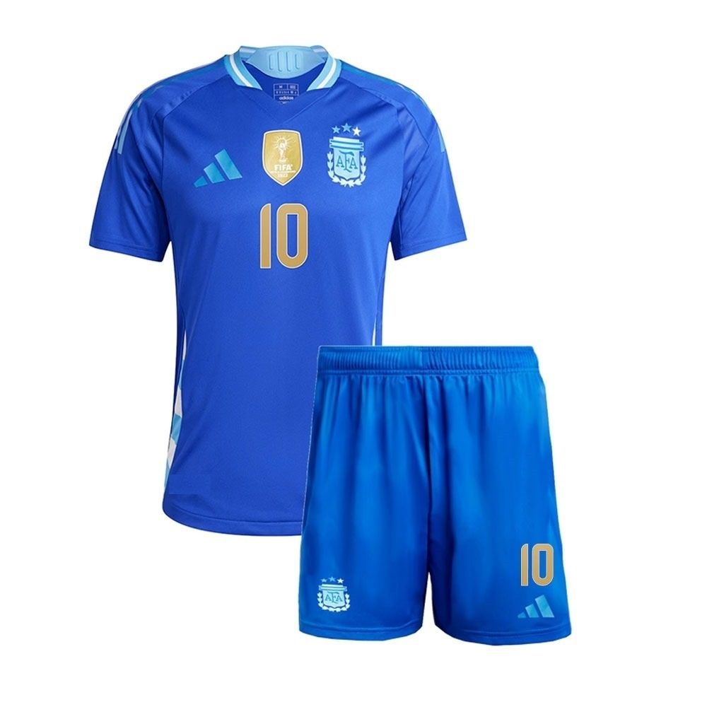 ARGENTINA AWAY 2024 COPA AMERICA KIDS KIT LIONEL MESSI #10 ARGENTINA AWAY 2024 COPA AMERICA KIDS KIT LIONEL MESSI #10