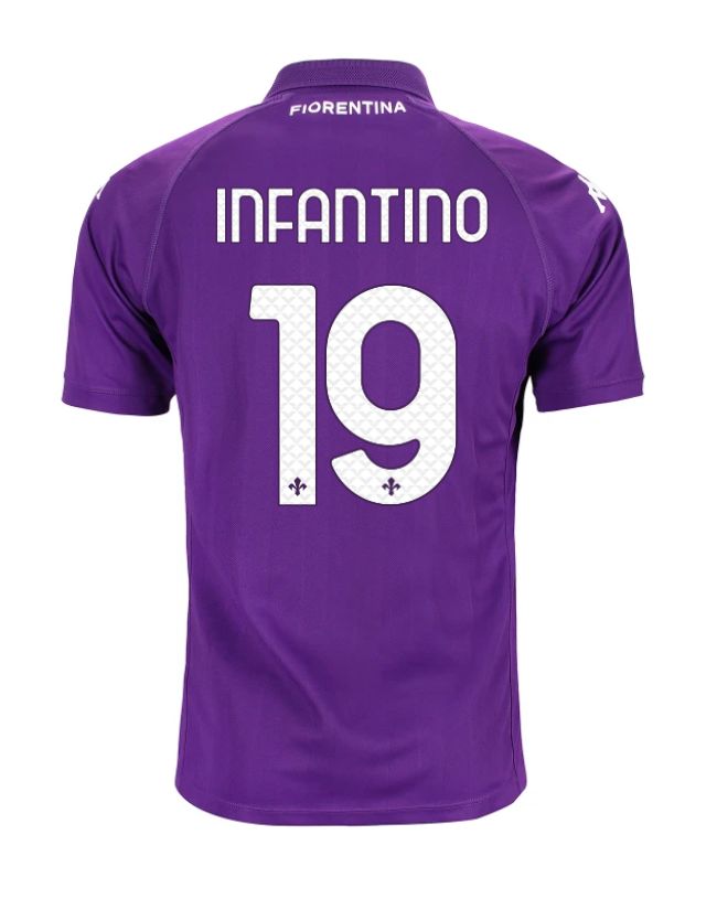 24-25 Fiorentina Home INFANTINO 19 Jersey 24-25 Fiorentina Home INFANTINO 19 Jersey