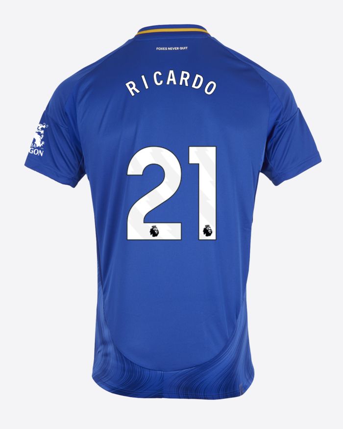 Leicester City Home RICARDO 21 Jersey 24-25 Leicester City Home RICARDO 21 Jersey 24-25