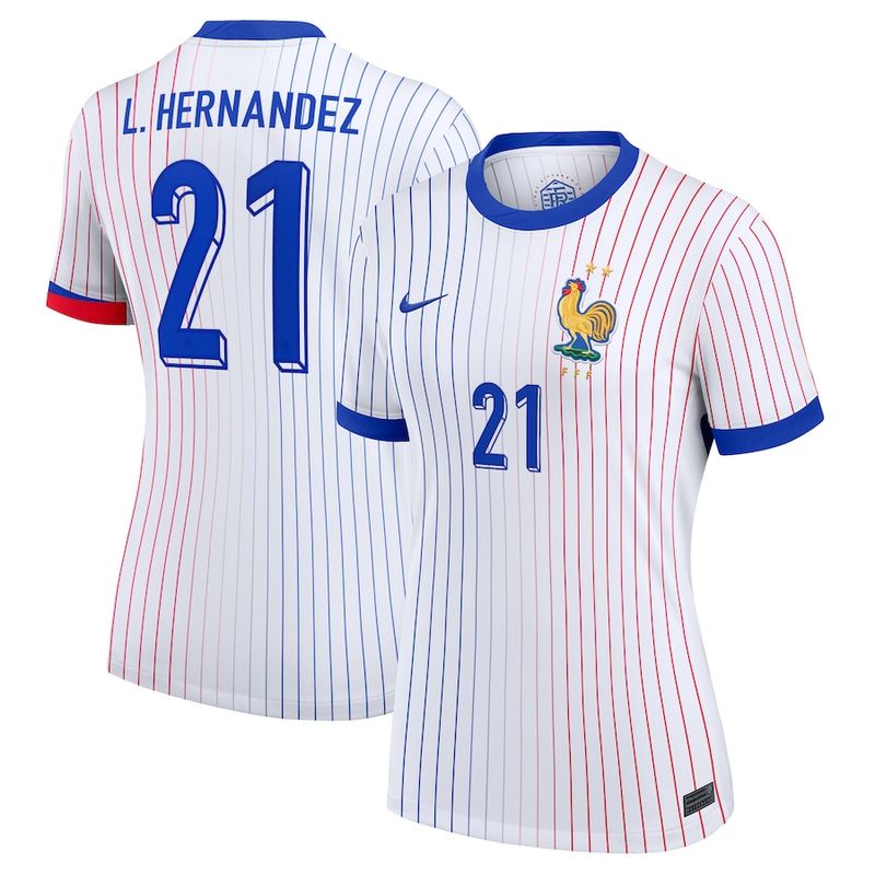 2024 France L. Hernandez 21 Away Women Jersey