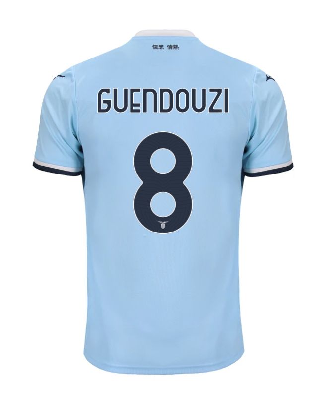 Lazio Home GUENDOUZI 8 Jersey 24-25 Lazio Home GUENDOUZI 8 Jersey 24-25