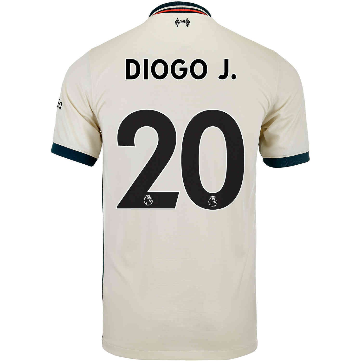 Liverpool Diogo J. 20 Away Jersey 21/22 Liverpool Diogo J. 20 Away Jersey 21/22