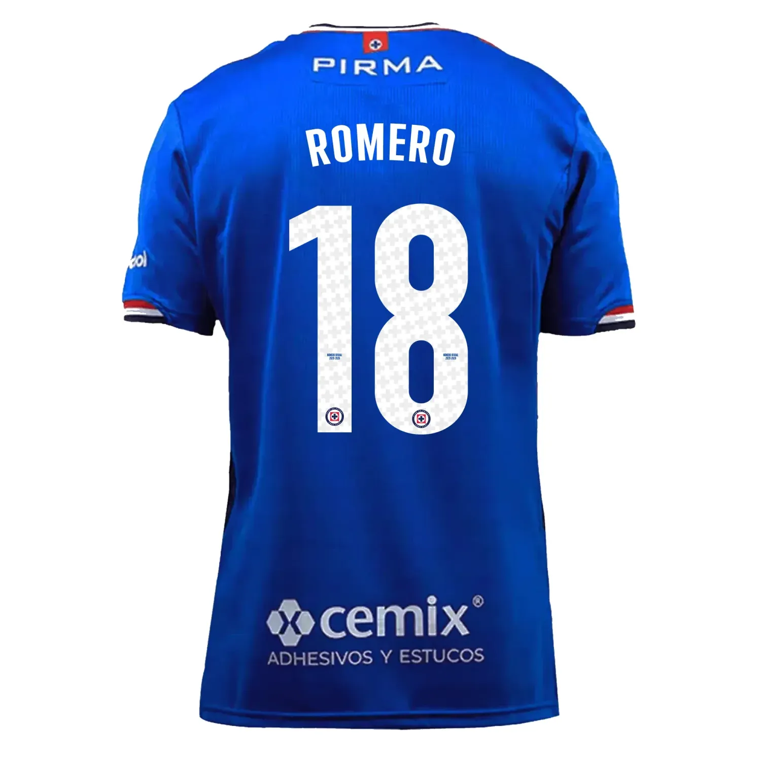 Cruz Azul Luca Romero  18 Home Jersey 2025/26 (Player Version) Cruz Azul Luca Romero  18 Home Jersey 2025/26 (Player Version)