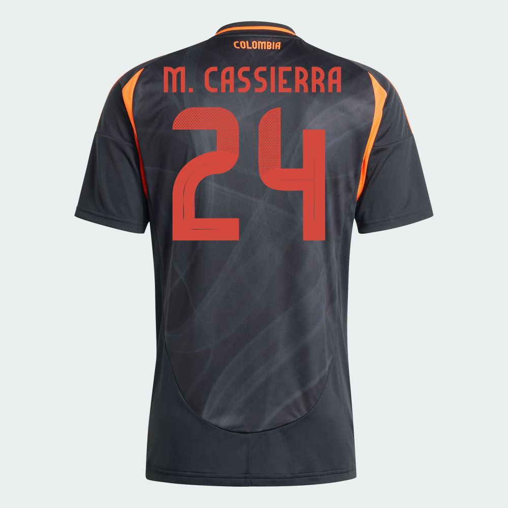 2024 Colombia M. CASSIERRA 24 Away Jersey