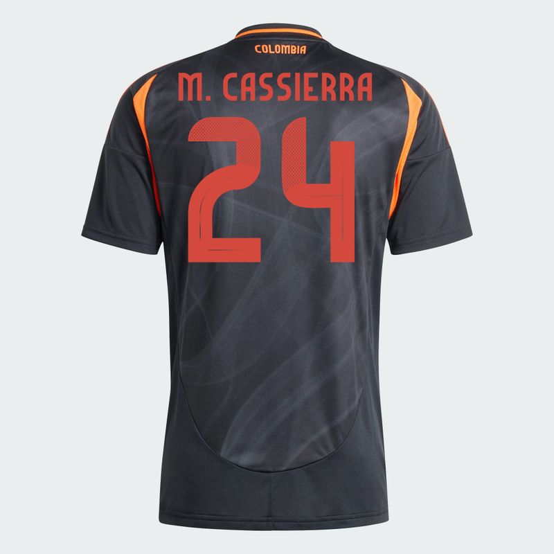 2024 Colombia M. CASSIERRA 24 Away Jersey
