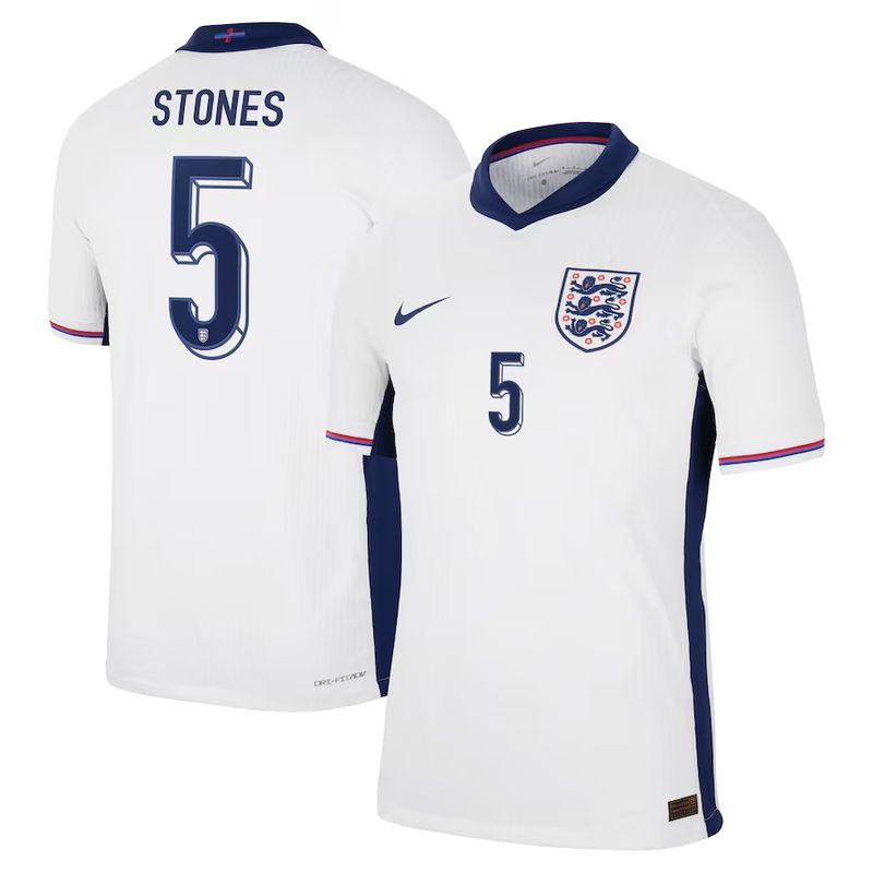 2024 England Stones 5 Home Jersey (Player Version)