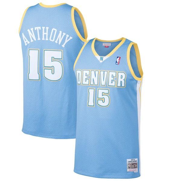 03-04 Denver Nuggets Hardwood Classics Swingman Jersey Carmelo Anthony 15