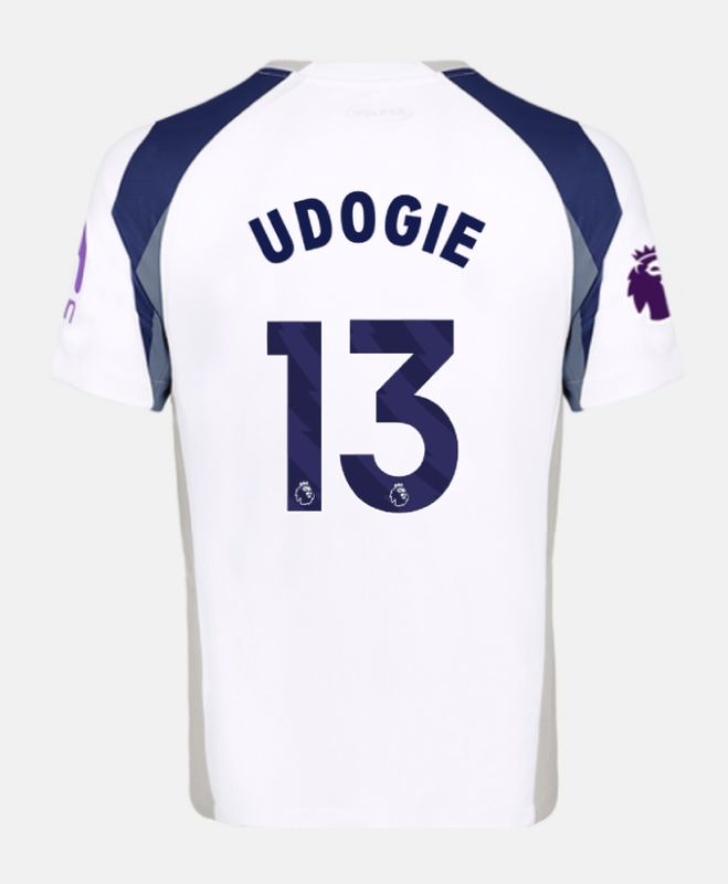 25-26 Tottenham Hotspur Home UDOGIE 13 Jersey