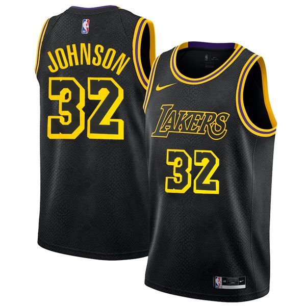Los Angeles Lakers Black Mamba City Swingman Jersey Bronny Magic Johnson 32