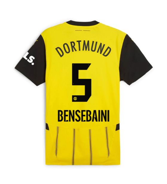 24-25 Borussia Dortmund Home Bensebaini 5 Jersey