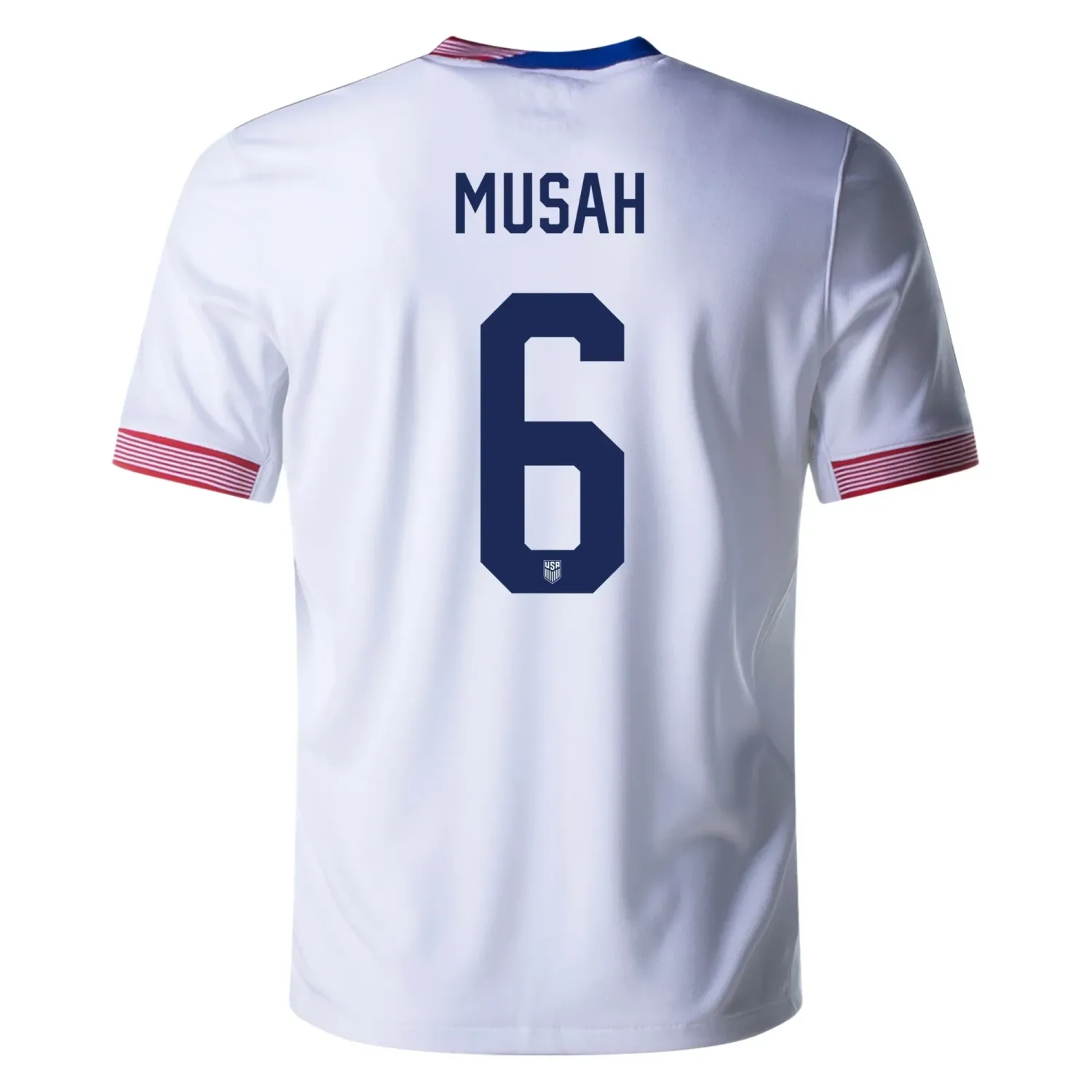 2024 United States MUSAH 6 Home Jersey 2024 United States MUSAH 6 Home Jersey