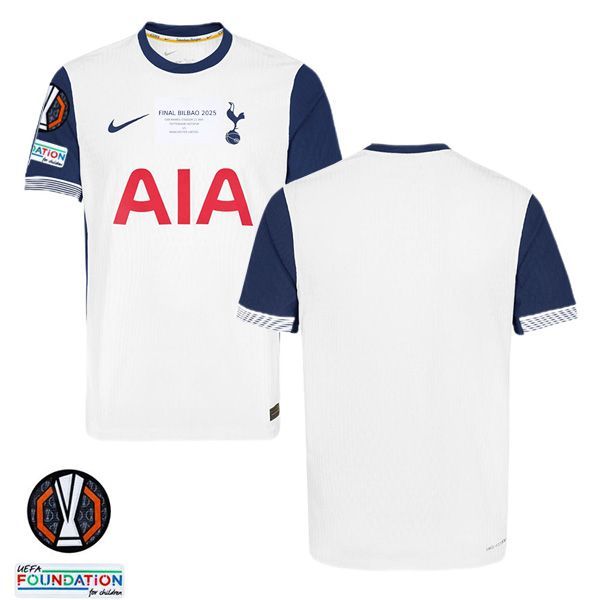 24-25 Tottenham Hotspur Home Europa League Final Jersey (Player Version) 24-25 Tottenham Hotspur Home Europa League Final Jersey (Player Version)