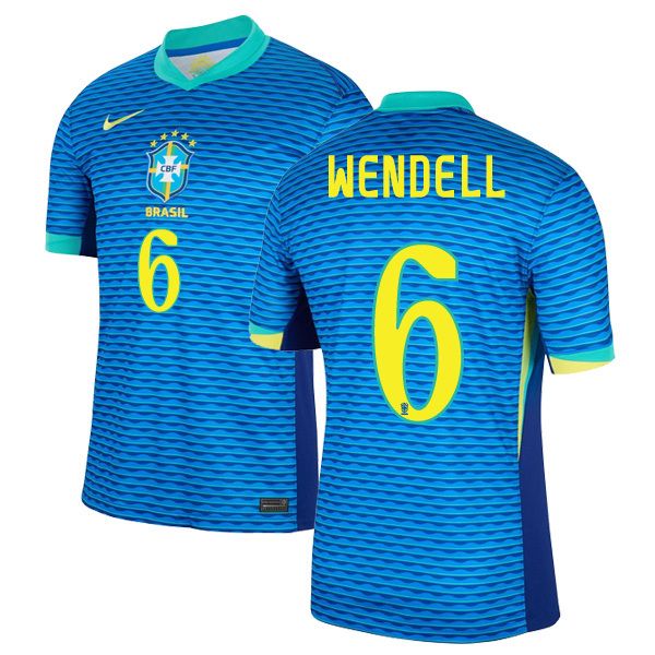 2024 Brazil Away Jersey WENDELL 6