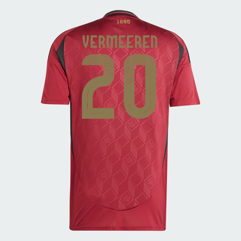 2024 Belgium VERMEEREN 20 Home Jersey