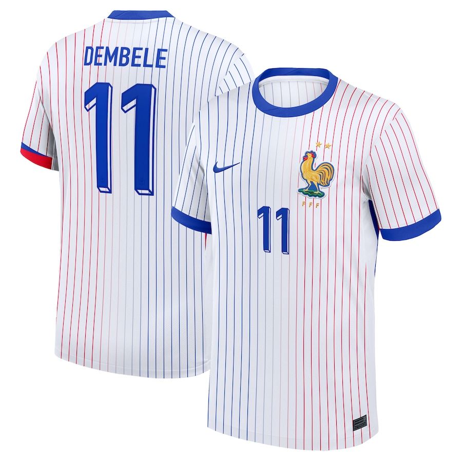 2024 France Dembele 11 Away Jersey