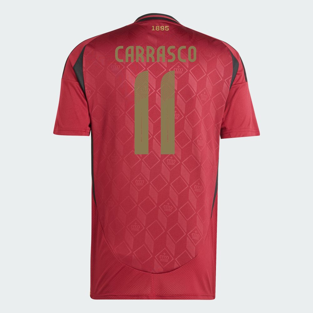 2024 Belgium CARRASCO 11 Home Jersey