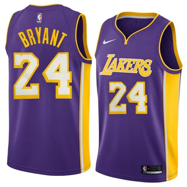 Los Angeles Lakers Nike Purple Swingman Jersey Kobe Bryant 24