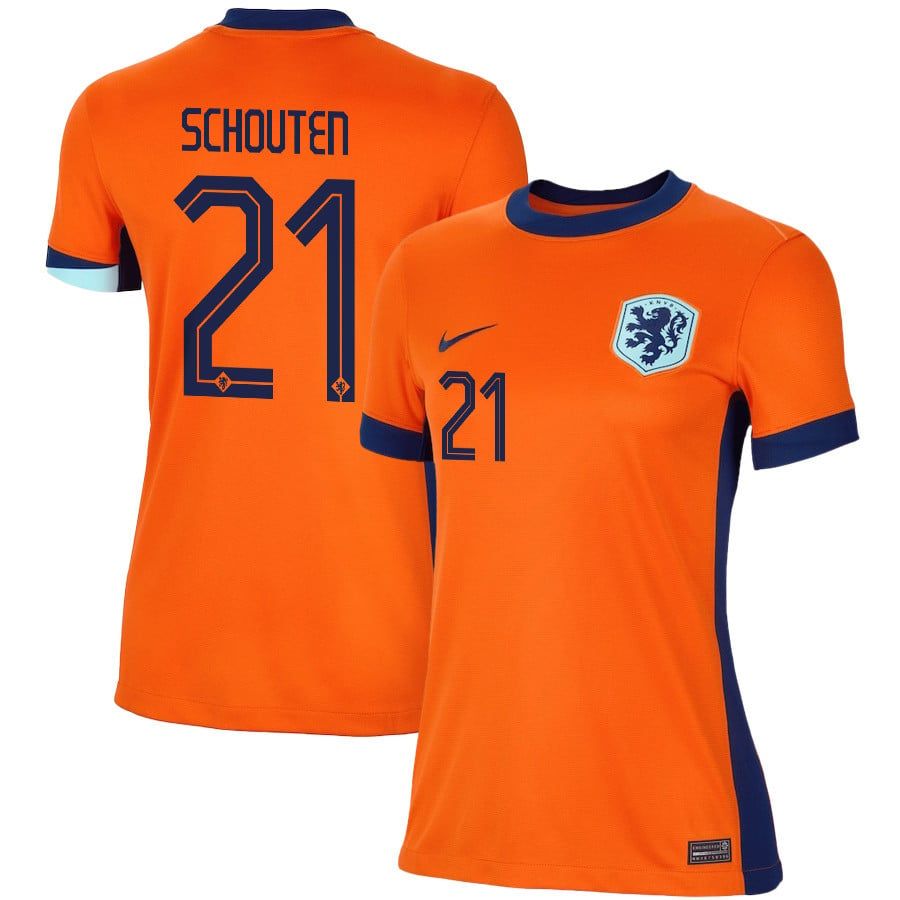 2024 Netherlands Schouten 21 Home Women Jersey