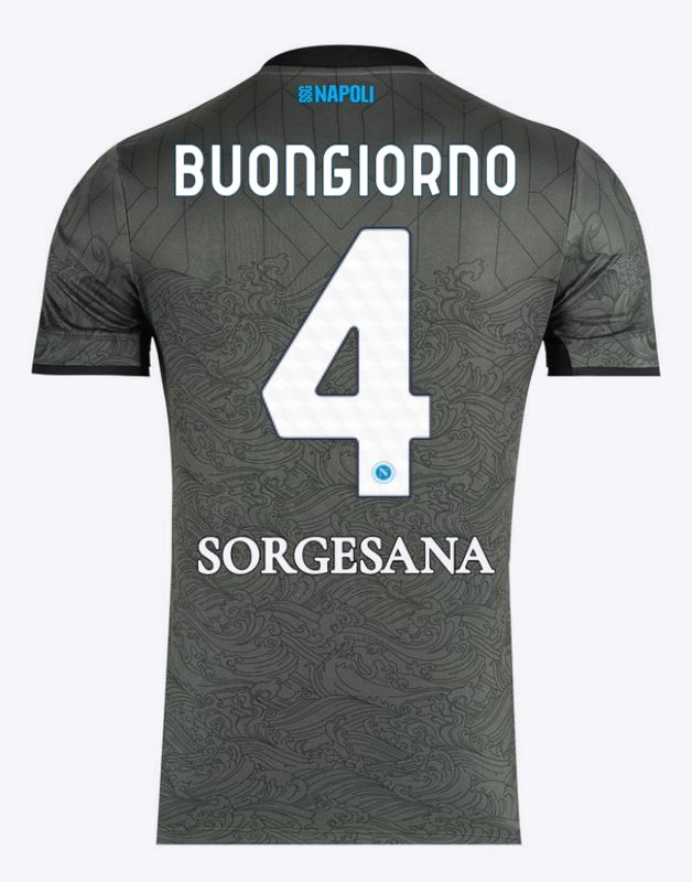 24-25 Napoli Third 4 Buongiorno Jersey