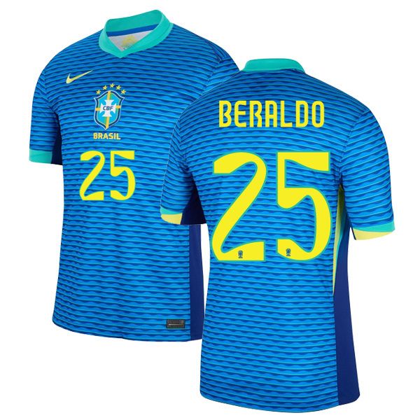 2024 Brazil Away Jersey BERALDO 25