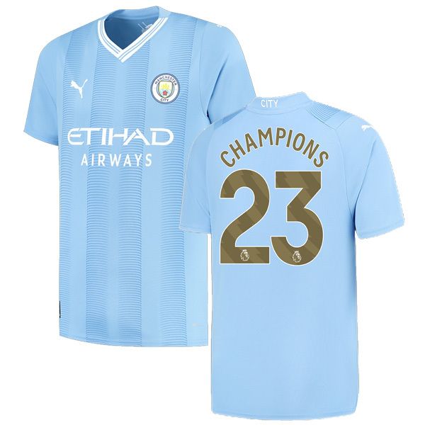 23-24 Manchester City Home Jersey CHAMPIONS 23