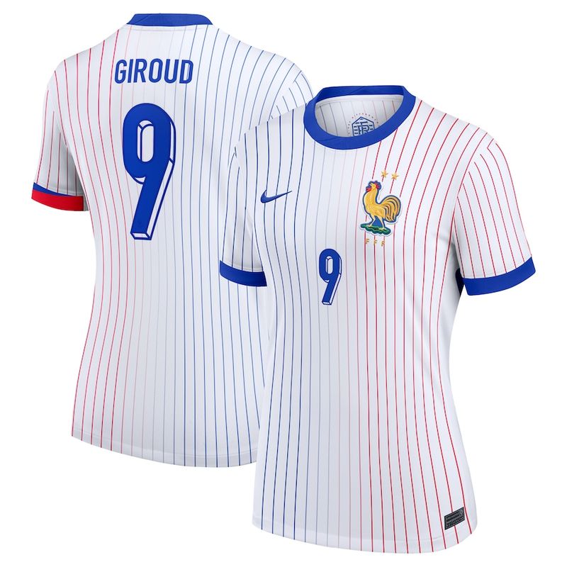 2024 France Giroud 9 Away Women Jersey