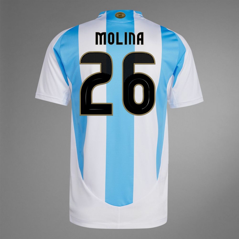 2024 Argentina MOLINA 26 Home Jersey (Player Version) 2024 Argentina MOLINA 26 Home Jersey (Player Version)