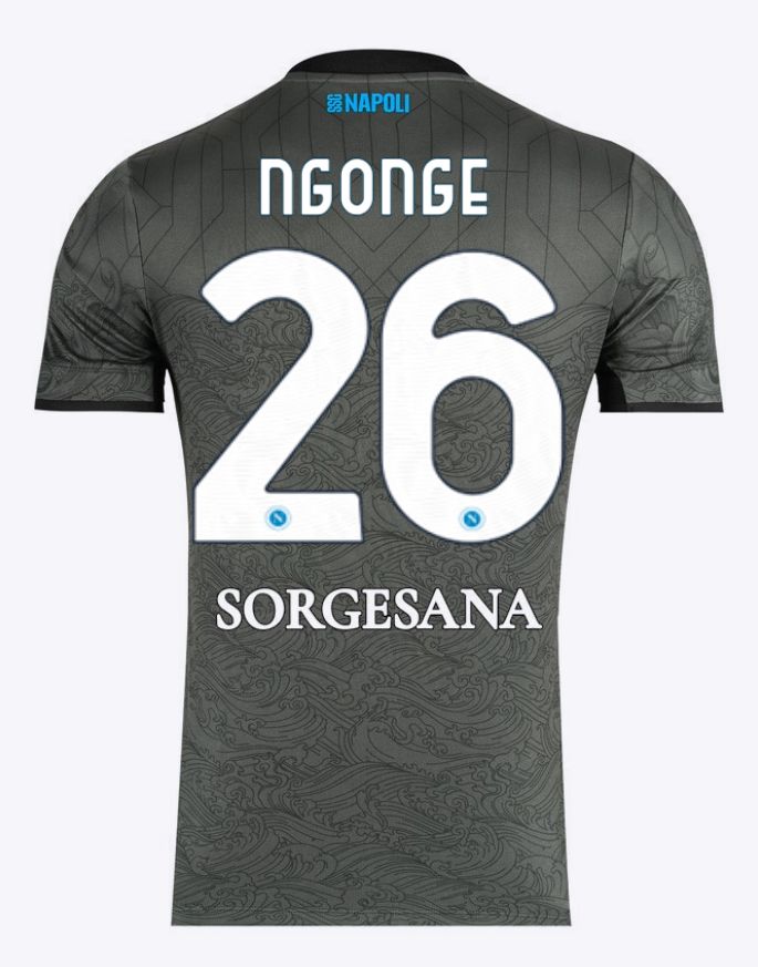 24-25 Napoli Third 26 Ngonge Jersey