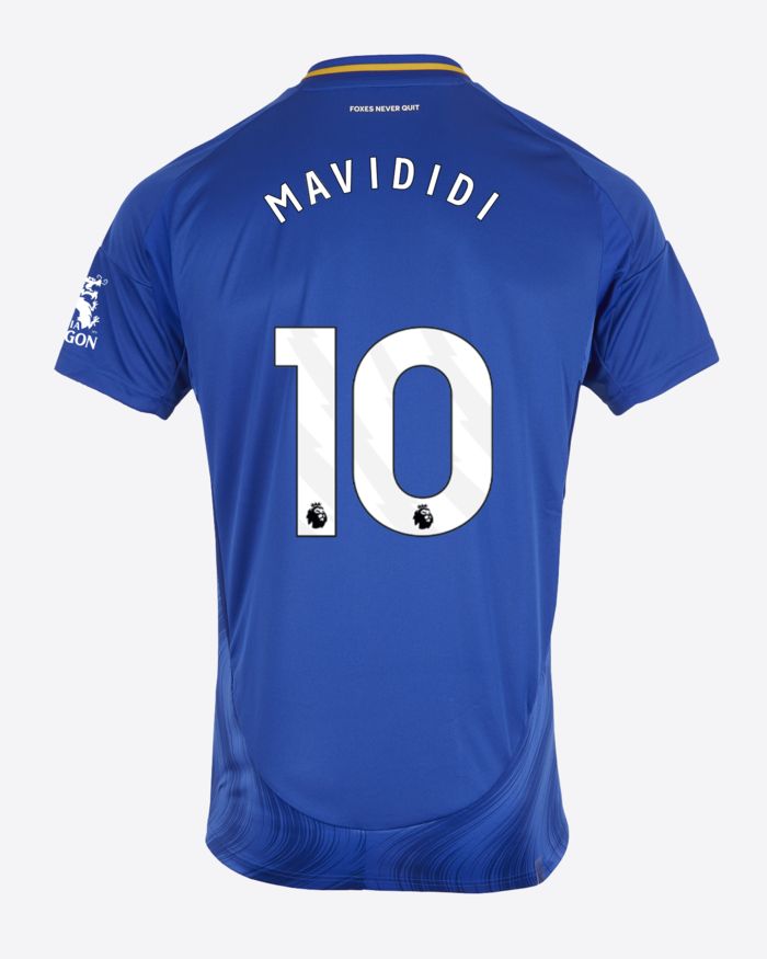 Leicester City Home MAVIDIDI 10 Jersey 24-25 Leicester City Home MAVIDIDI 10 Jersey 24-25
