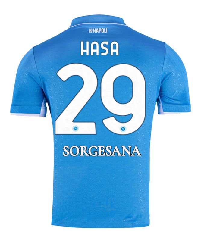 24-25 Napoli Home 29 Hasa Jersey