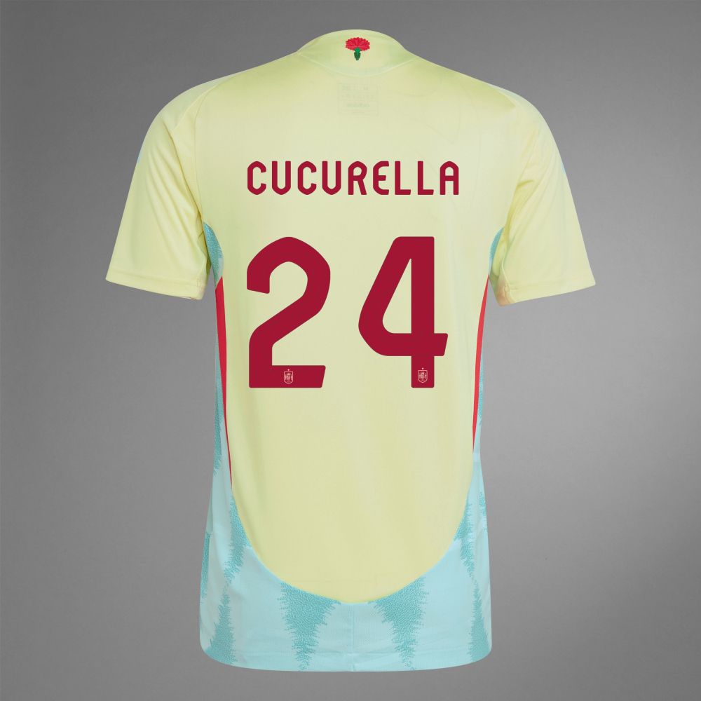 2024 Spain CUCURELLA 24 Away Jersey (Player Version) 2024 Spain CUCURELLA 24 Away Jersey (Player Version)