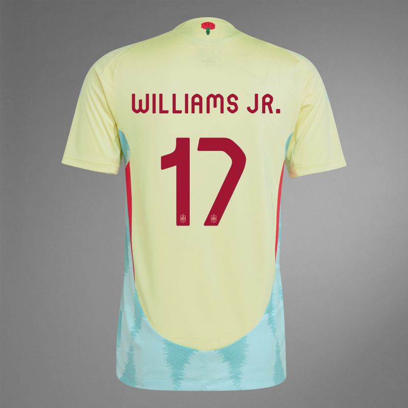 2024 Spain WILLIAMS JR. 17 Away Jersey (Player Version)