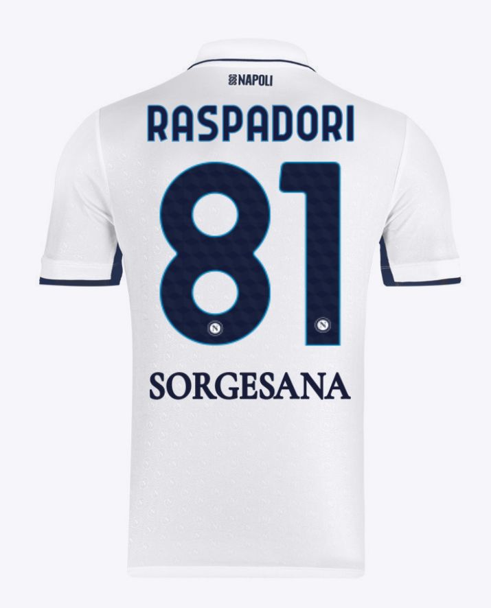 24-25 Napoli Away 81 Raspadori Jersey