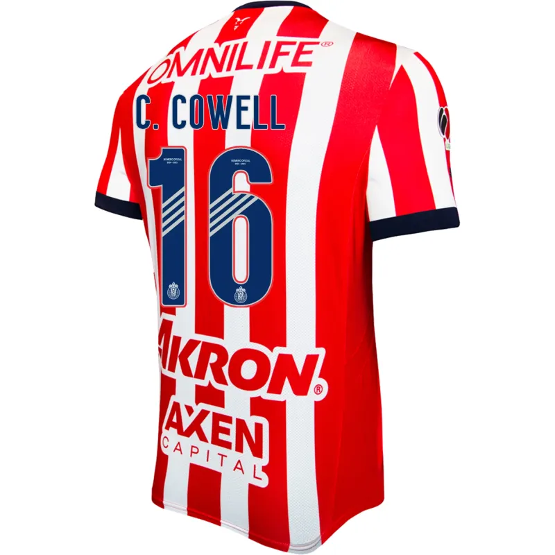 24-25 Chivas C. Cowell 16 Home Jersey (Player Version)