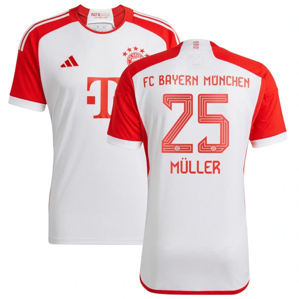 23-24 Bayern Munich Home Jersey MÜLLER 25 23-24 Bayern Munich Home Jersey MÜLLER 25