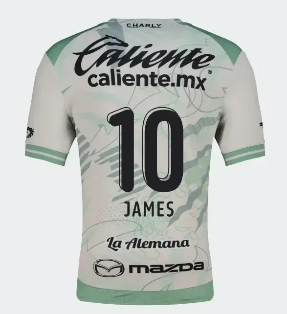 Club Leon Away James 10 Jersey 2025/26 (Player Version) Club Leon Away James 10 Jersey 2025/26 (Player Version)