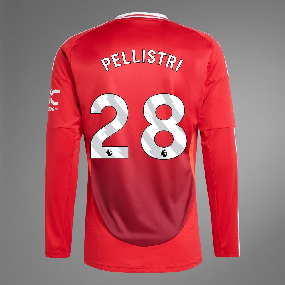 24-25 Manchester United PELLISTRI 28 Home Long Sleeve Jersey