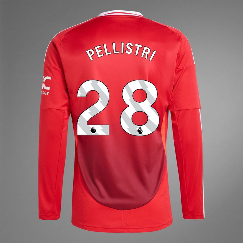 24-25 Manchester United PELLISTRI 28 Home Long Sleeve Jersey