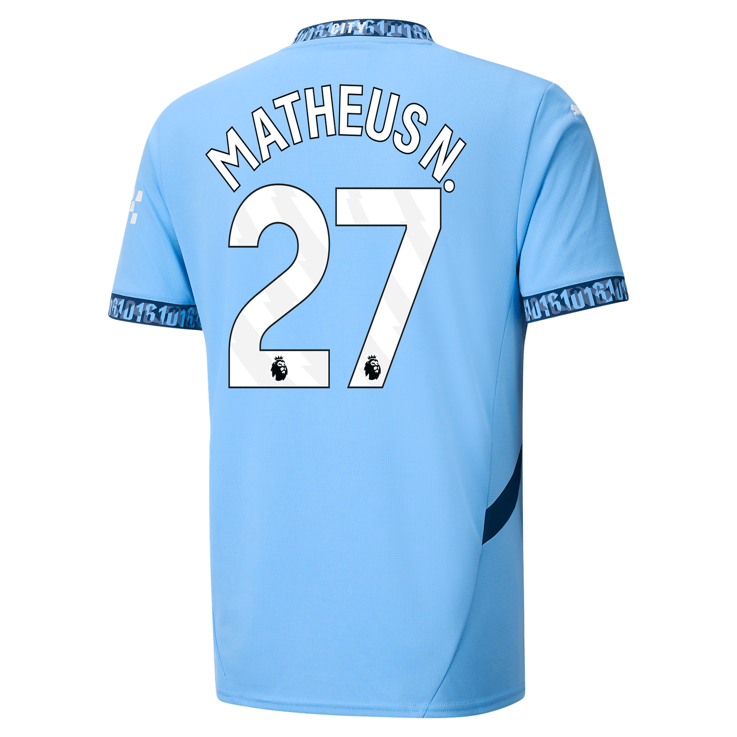 Manchester City Matheus Nunes 27 Home Jersey 2024-25