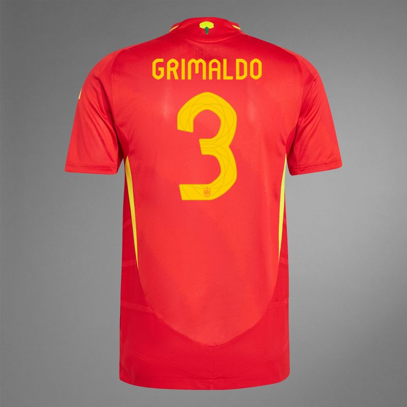 2024 Spain GRIMALDO 3 Home Jersey (Player Version)