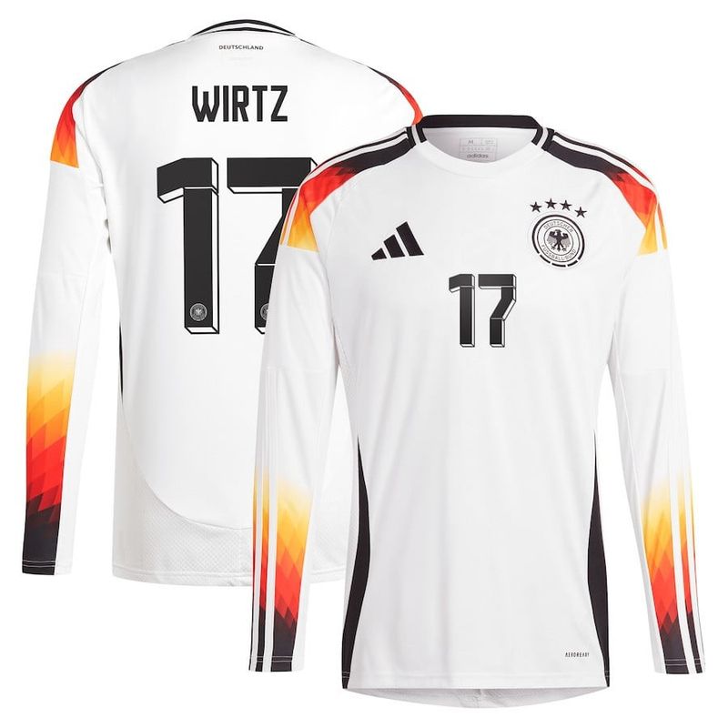 2024 Germany WIRTZ 17 Home Long Sleeve Jersey