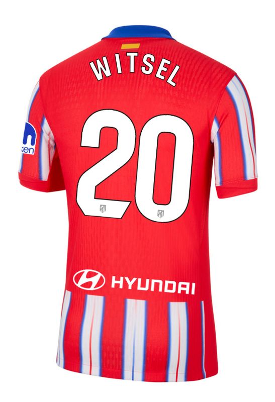 24-25 Atletico Madrid Home WITSEL 20 Laliga Jersey
