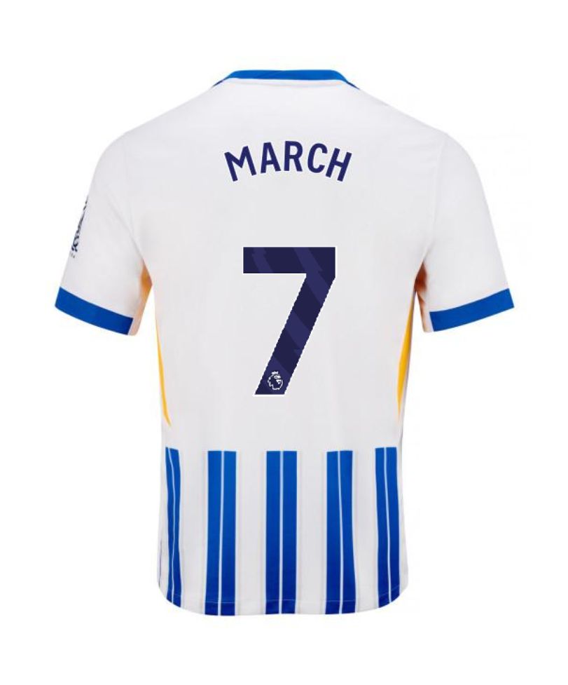 24-25 Brighton & Hove Albion MARCH 7 Home Jersey